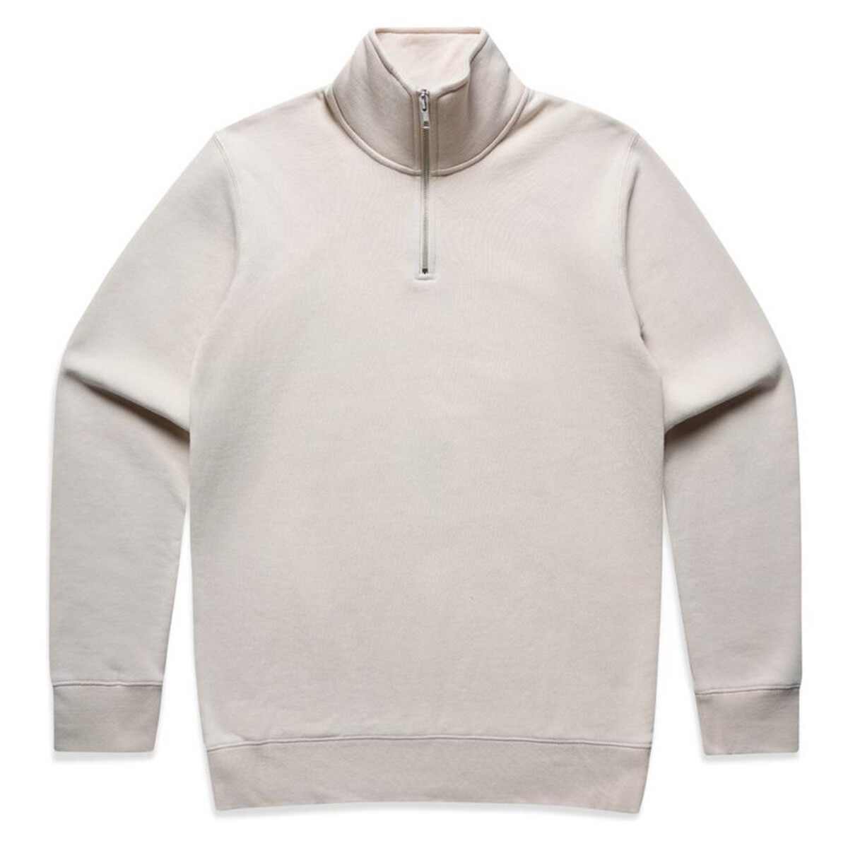 Men's Half Zip Crew — Bone